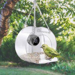 nspet smart bird feeder with 1080p hd wifi camera | watch birds anytime, anywhere